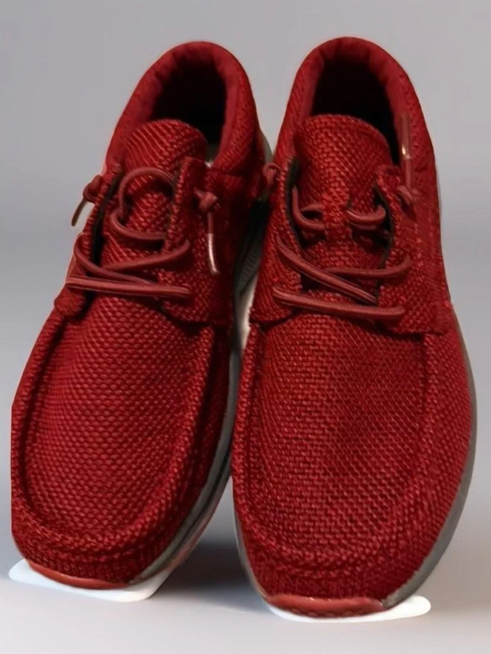 Kids Casual Knit Sneakers - Red
